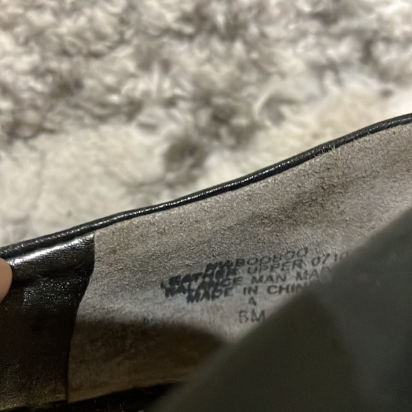 Nine West Black Bow Heels Sz 6 - Picture 11 of 12